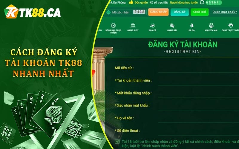 Cách đăng ký tài khoản TK88 nhanh nhất Cách đăng ký tài khoản TK88 nhanh nhất