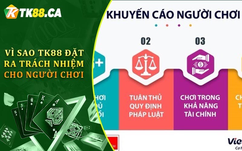 Vì sao TK88 đặt ra trách nhiệm cho người chơi Vì sao TK88 đặt ra trách nhiệm cho người chơi
